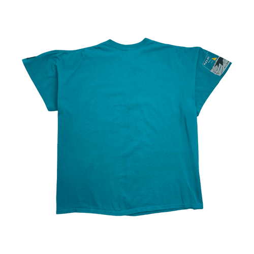 Vintage '95 San Jose Sharks All Star Game Tee Turquoise | Vintage Clothing Store Canada