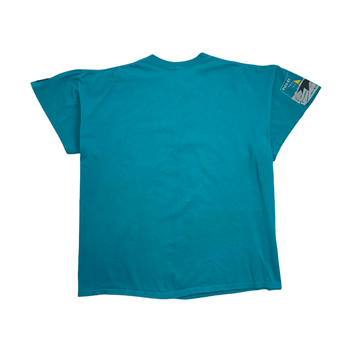Vintage '95 San Jose Sharks All Star Game Tee Turquoise | Vitnage Clothing Store Canada