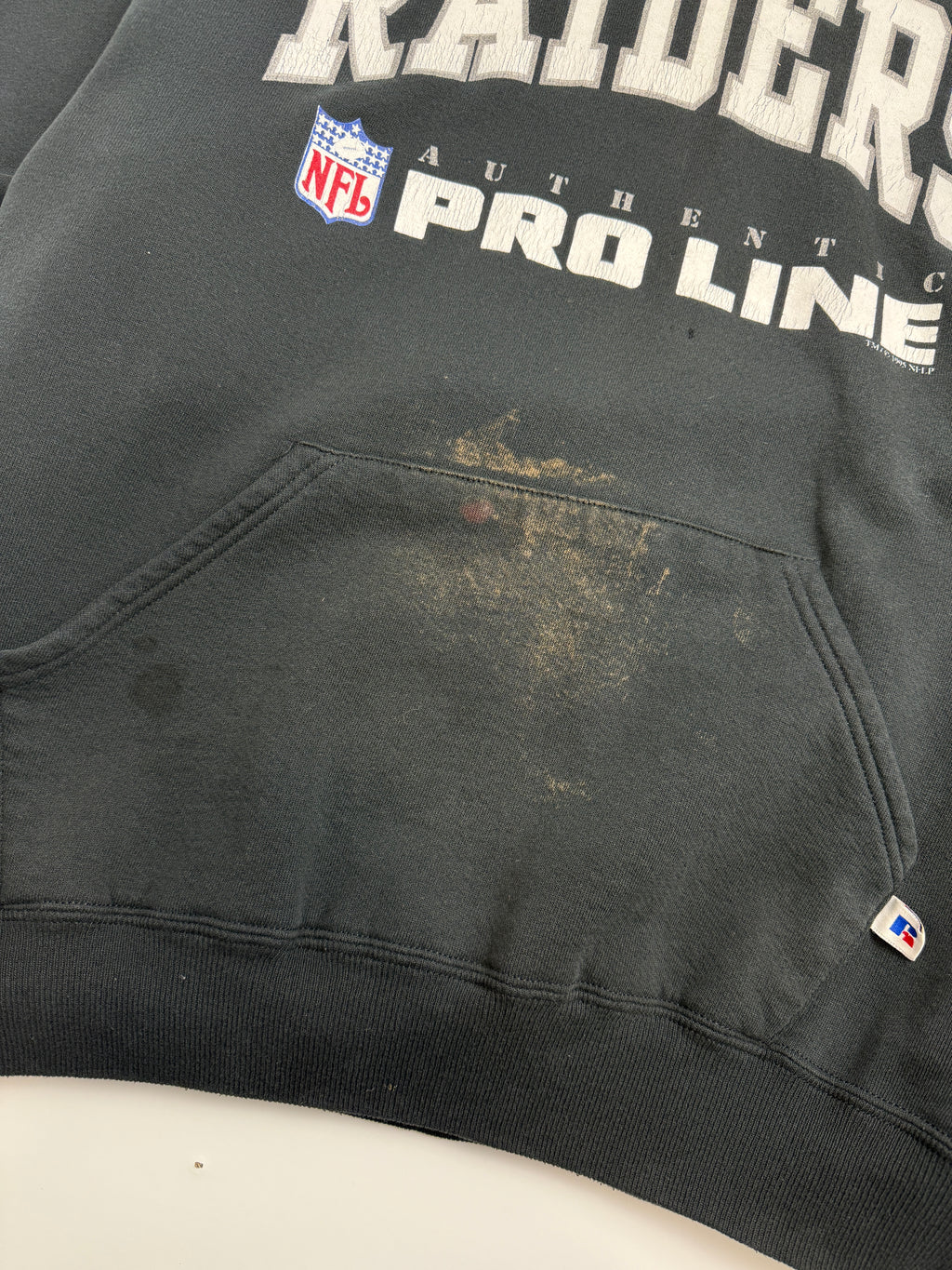 Vintage 90's LA Raiders Hoodie Black