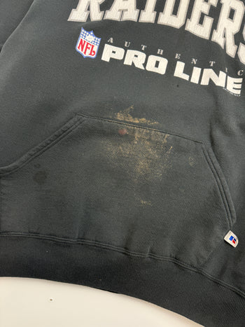 Vintage 90's LA Raiders Hoodie Black