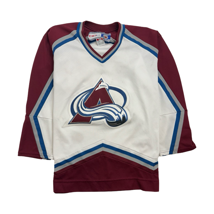 (M) NHL Colorado Avalanche Hockey Jersey White | Vitnage Clothing Store Canada