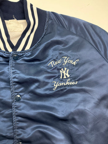 (S) Vintage 90s New York Yankees Satin Jacket