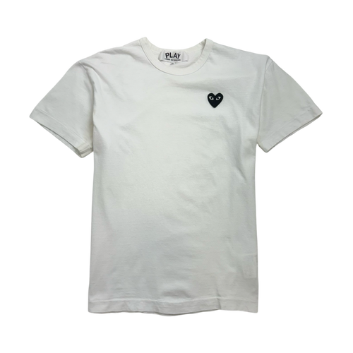 Play Comme Des Garcons Tee White (USED) | Vintage Clothing Store Canada