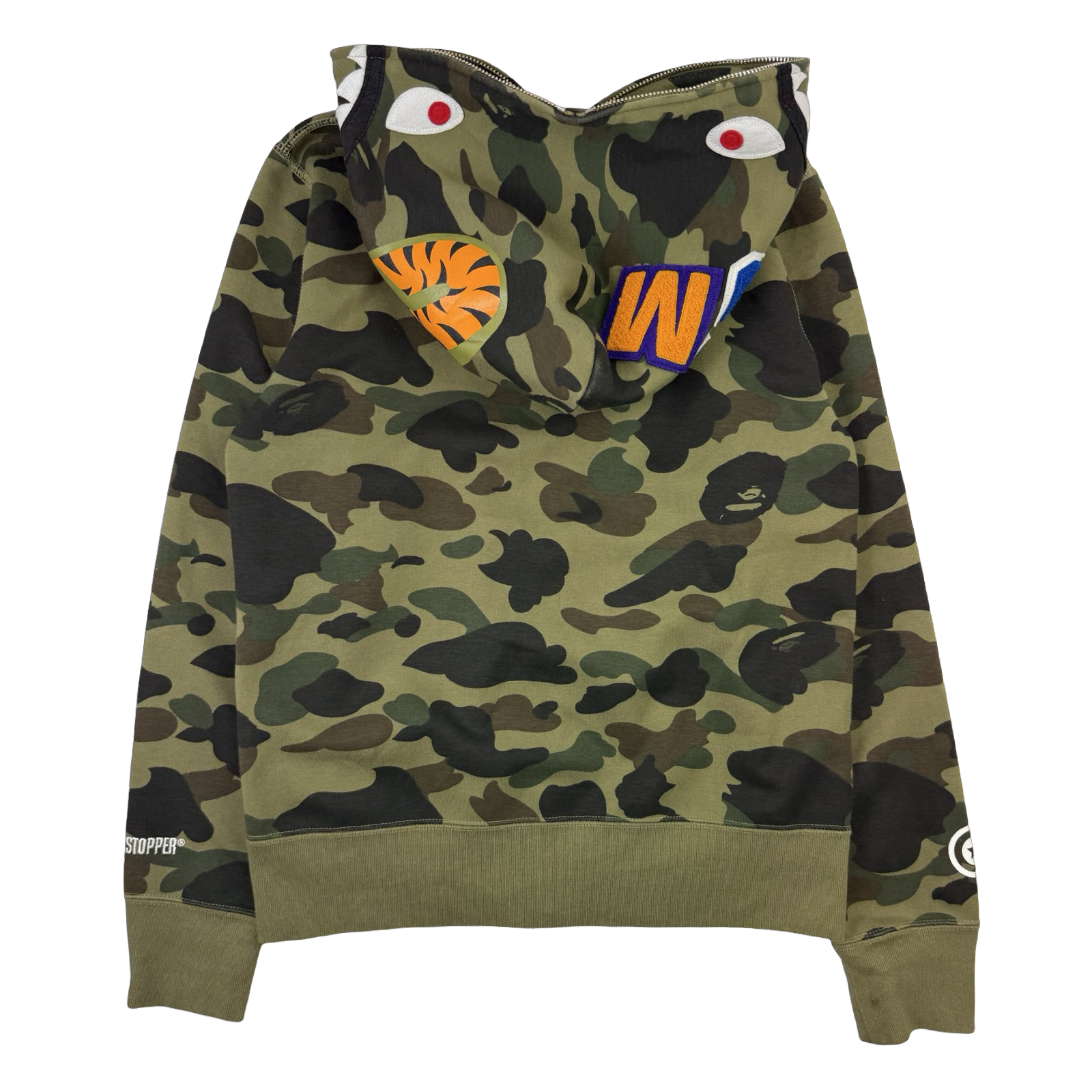 BAPE 1st Camo Shark Windstopper Full Zip Up Hoodie (USED)