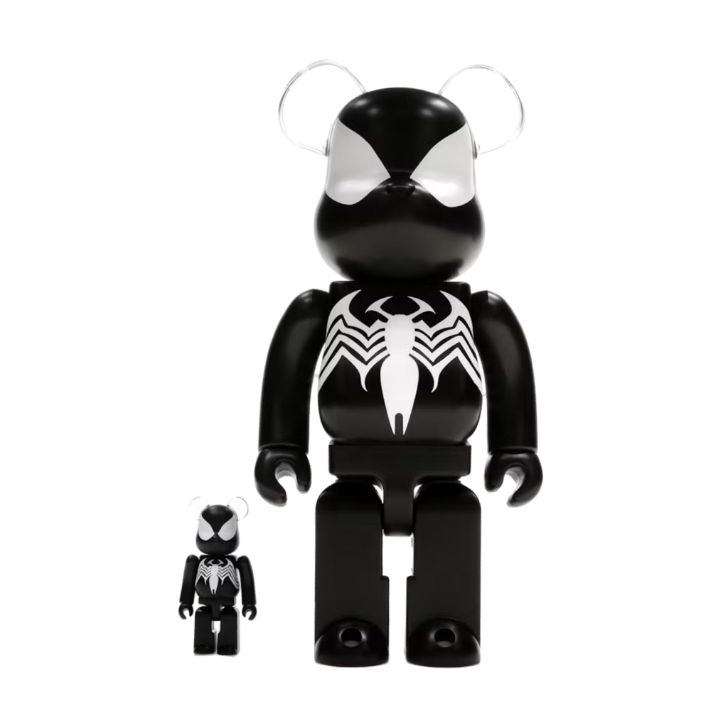 Bearbrick x Marvel Spider-Man Black Costume 100% & 400% Set