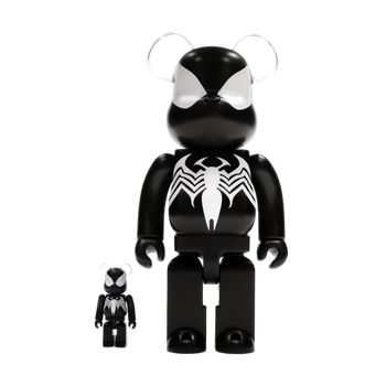 Bearbrick x Marvel Spider-Man Black Costume 100% & 400% Set