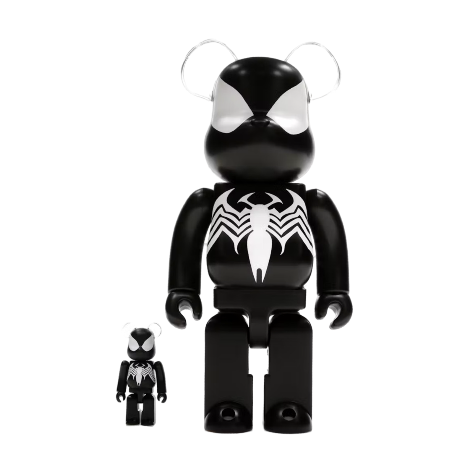 Bearbrick x Marvel Spider-Man Black Costume 100% & 400% Set