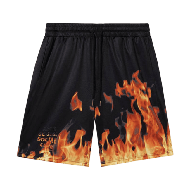 Anti Social Social Club BBQ Mesh Shorts Black