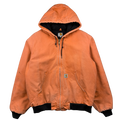 Vintage Carhartt Active Hooded Jacket Orange
