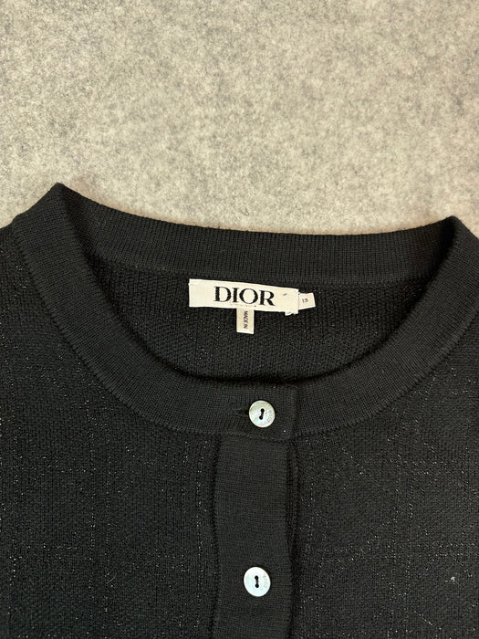 Women's Dior Uniform Wool Cardigan Black | Vitnage Clothing Store Canada