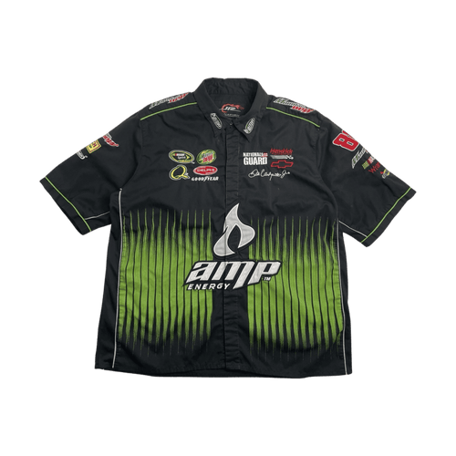 (XL) Vintage AMP Energy Racing Button Up | Vintage Clothing Store Canada