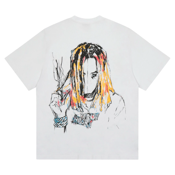 Revenge x Lil Durk Painting Tee White | Vitnage Clothing Store Canada