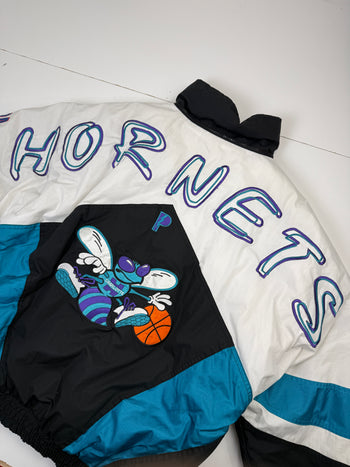 Vintage Pro Player Charlotte Hornets Insulated Jacket