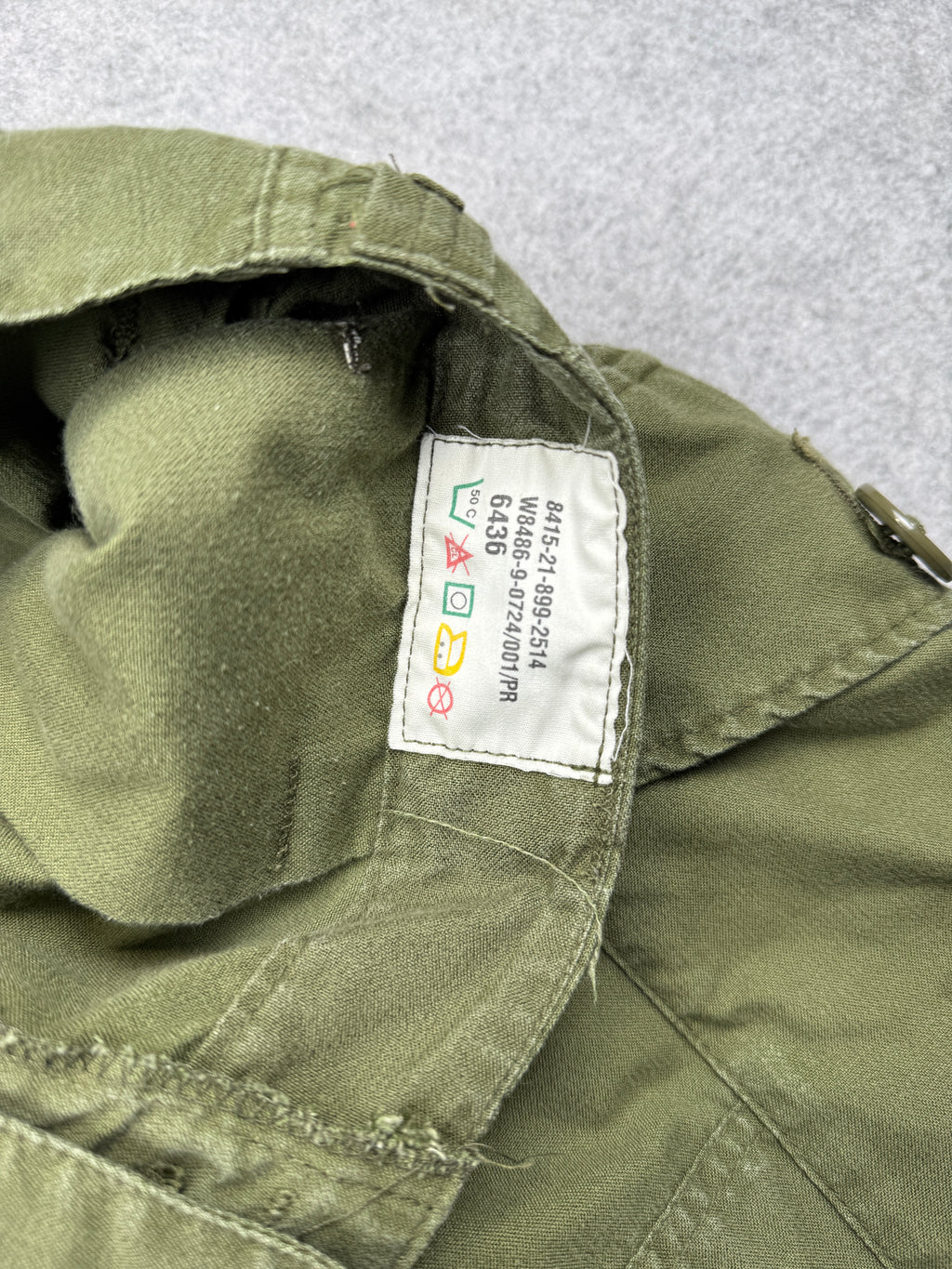 Vintage Military Issued Cargo Shorts Green