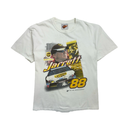 (L) Vintage Dale Jarret Nascar Tee White | Vintage Clothing Store Canada