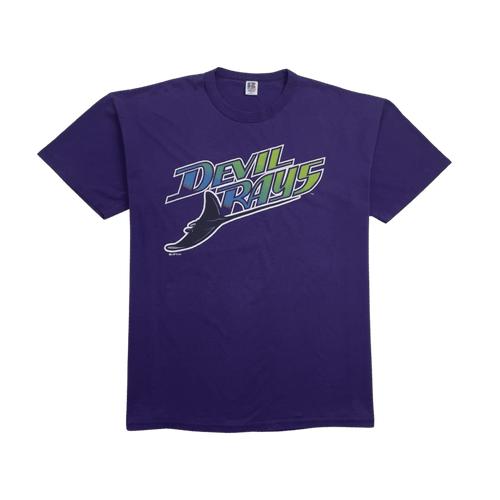 (XL) Vintage '00 Devil Rays Tee Purple | Vintage Clothing Store Canada