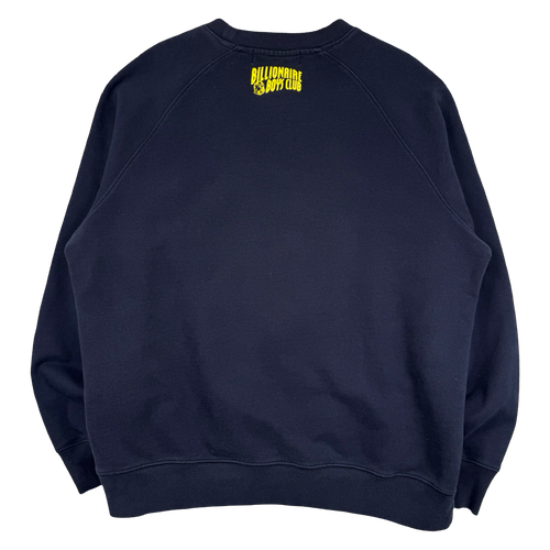 Billionaire Boys Club Heart And Mind Crewneck Navy (USED) | Vintage Clothing Store Canada