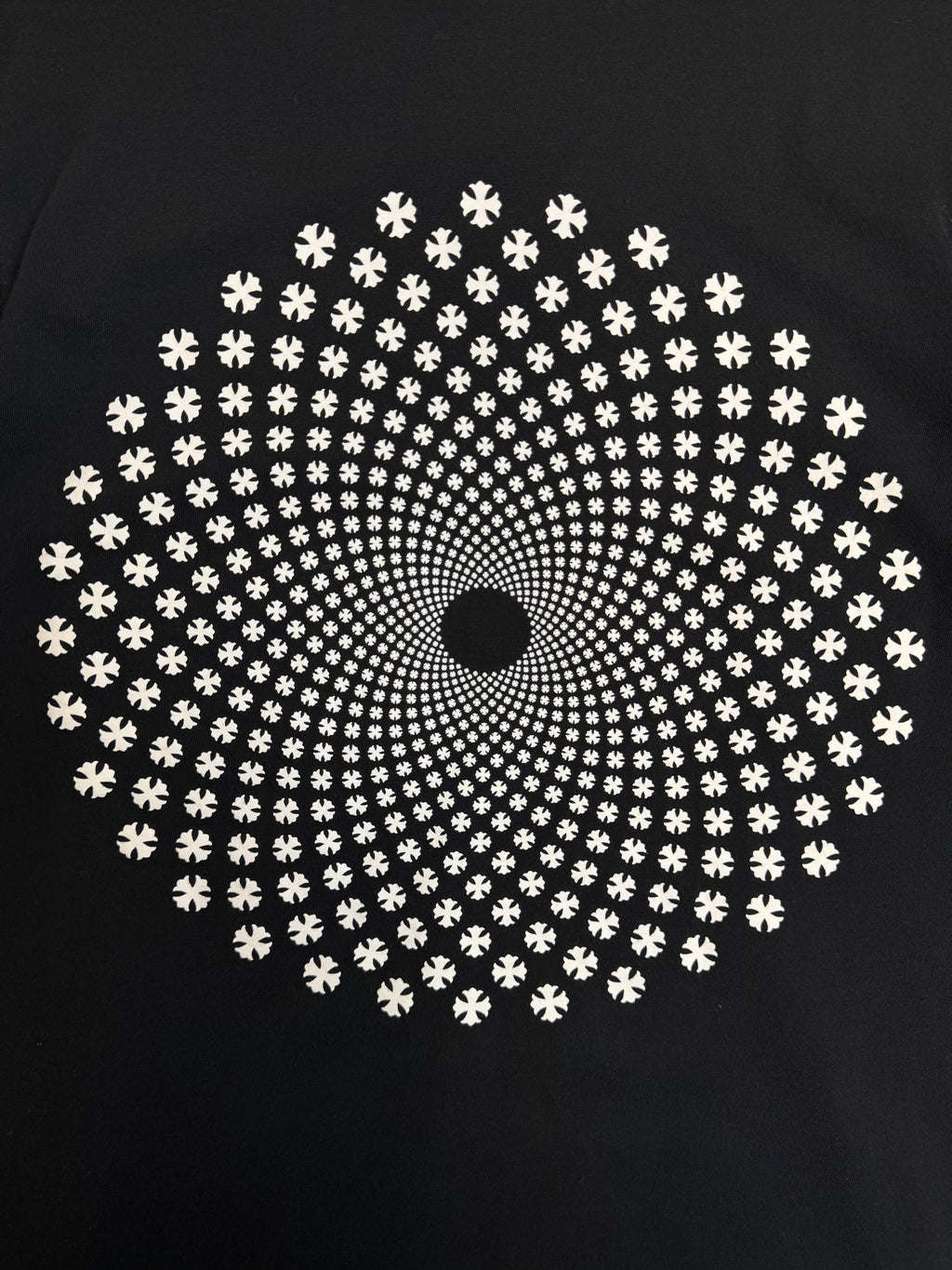 Chrome Hearts Kaleidoscope Cross Pocket Tee Black