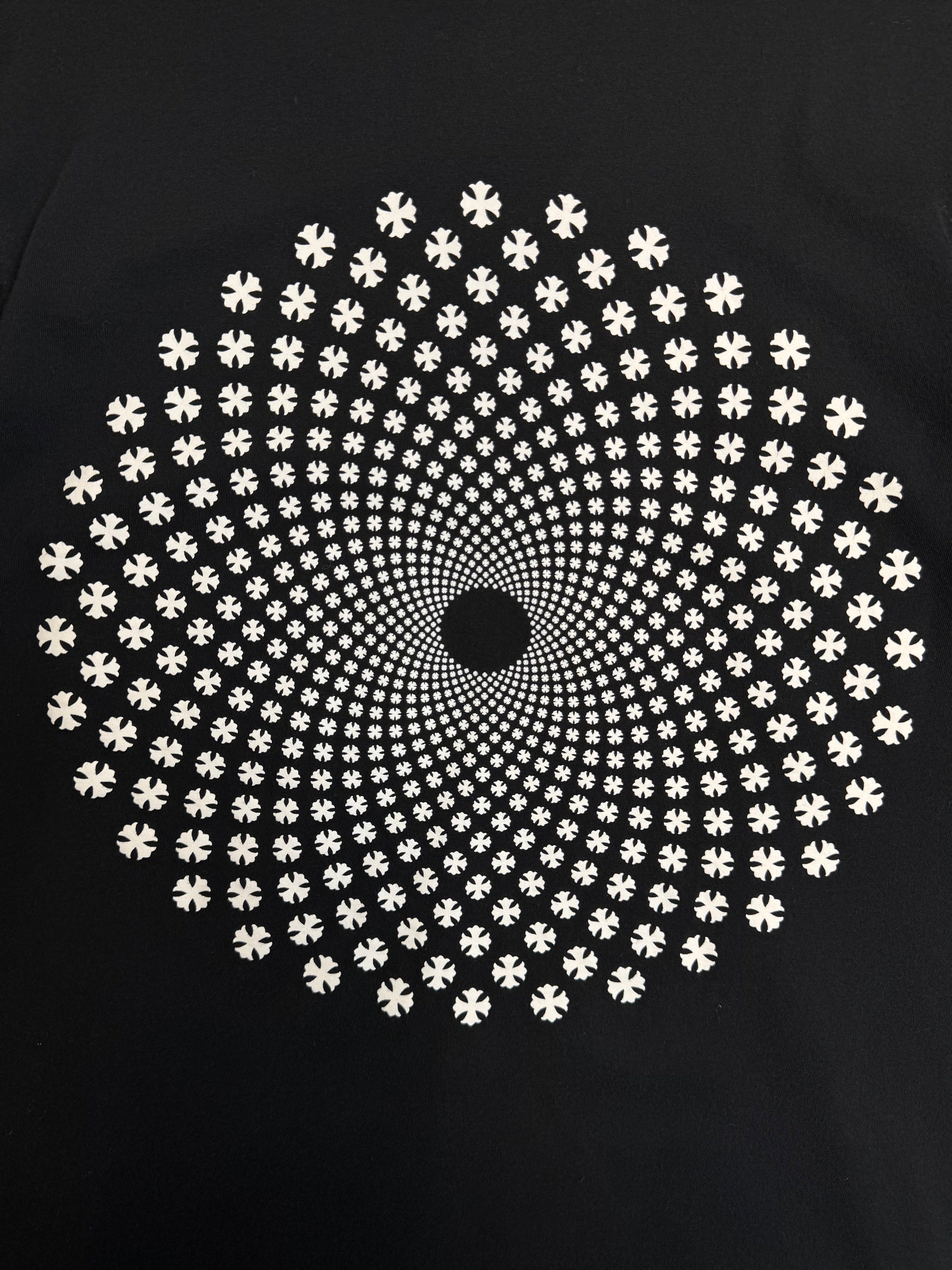 Chrome Hearts Kaleidoscope Cross Pocket Tee Black