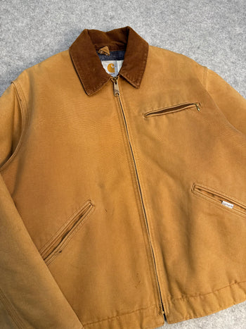 Vintage 1990’s Carhartt Detroit Work Jacket Tan