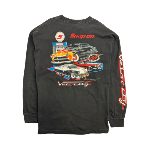 Vintage Snap On Velocity L/S Tee Black | Vintage Clothing Store Canada