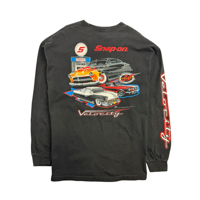 Vintage Snap On Velocity L/S Tee Black | Vitnage Clothing Store Canada