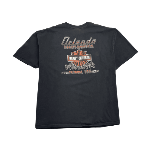 Vintage '06 Orlando Harley Davidson Tee Black | Vintage Clothing Store Canada