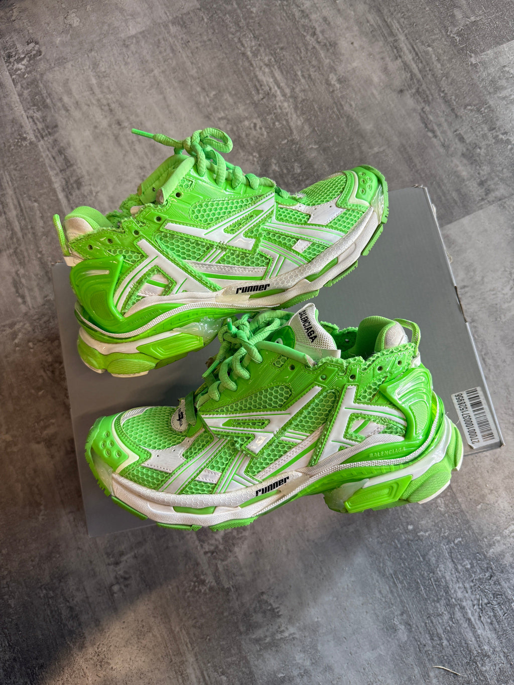 Balenciaga Runner Fluo Green (USED)