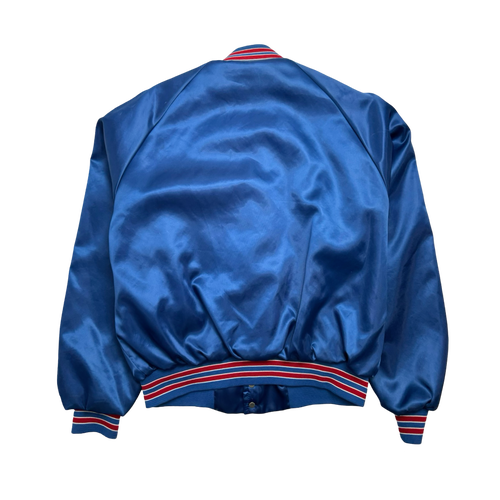 (M) Vintage 90s Chicago Cubs Satin Jacket Blue | Vintage Clothing Store Canada