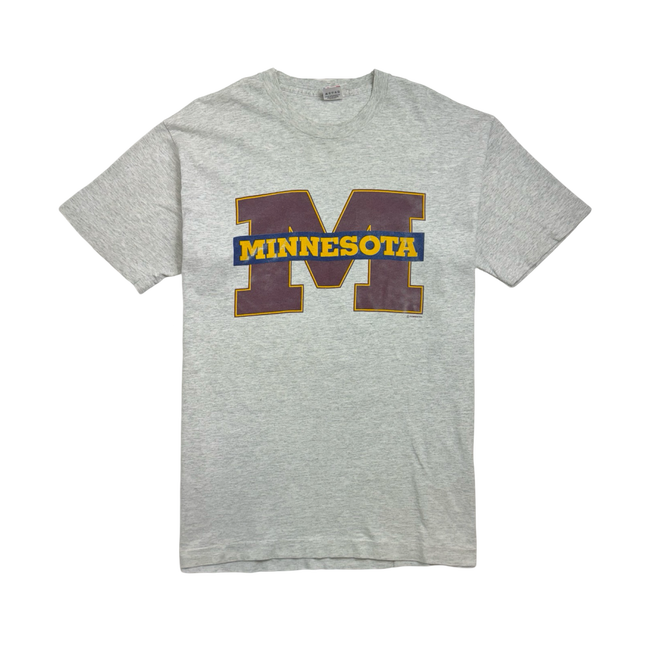 (L) Vintage 90s University Of Minnesota Tee Grey