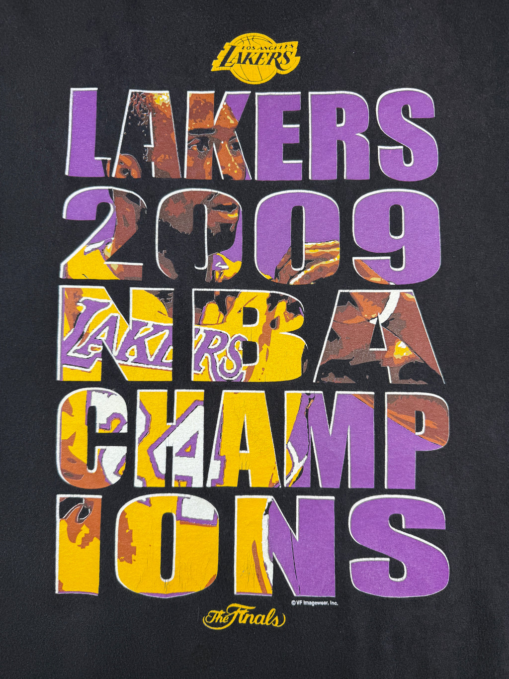Vintage 2009 Los Angeles Lakers NBA Champions Tee Black