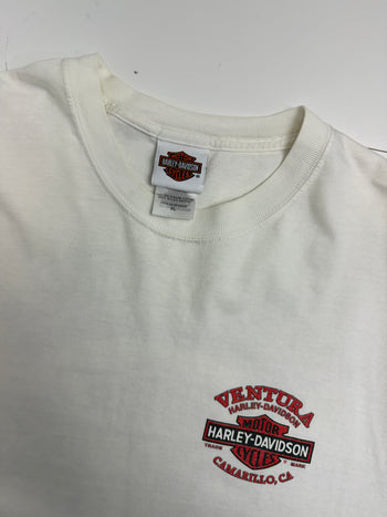 Vintage 2005 Harley Davidson Ventura Tee White