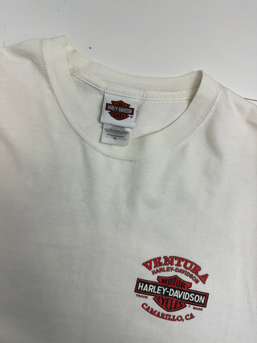 Vintage 2005 Harley Davidson Ventura Tee White | Vitnage Clothing Store Canada