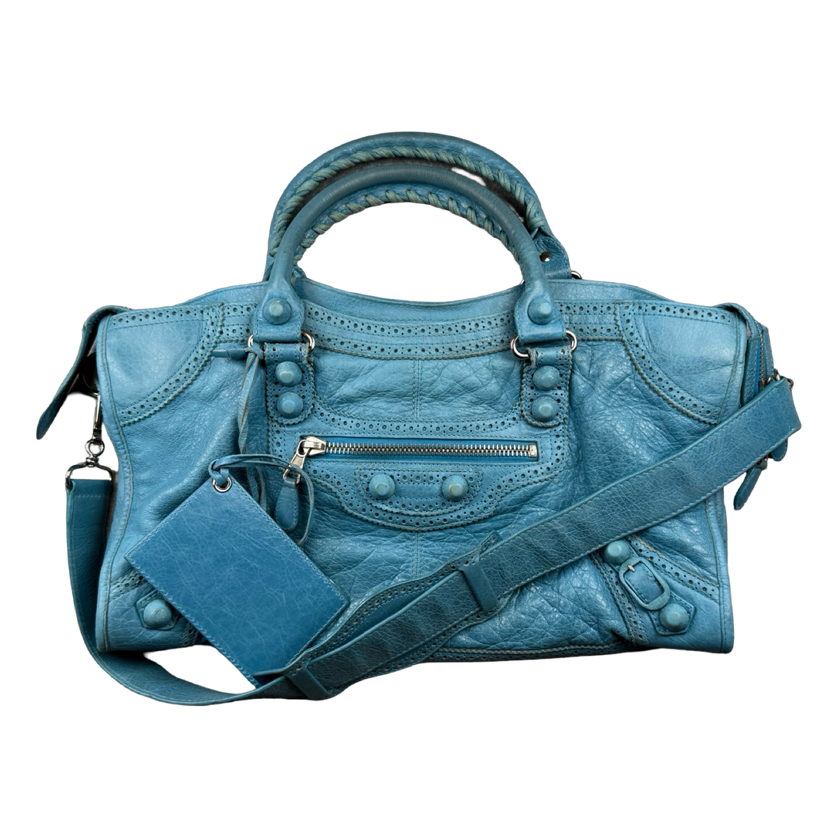 Balenciaga Classic City Bag Cyan