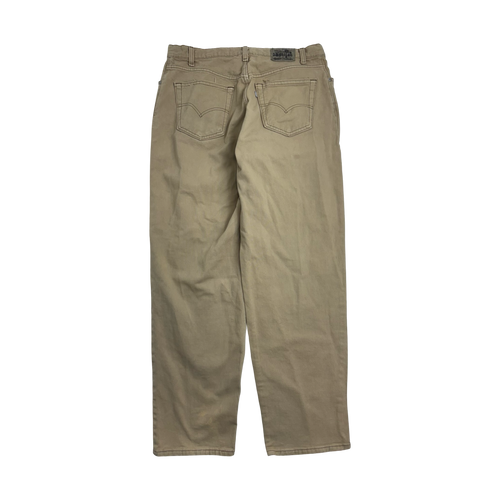 Vintage Levis SilverTab Loose Fit Denim Pants Beige | Vintage Clothing Store Canada