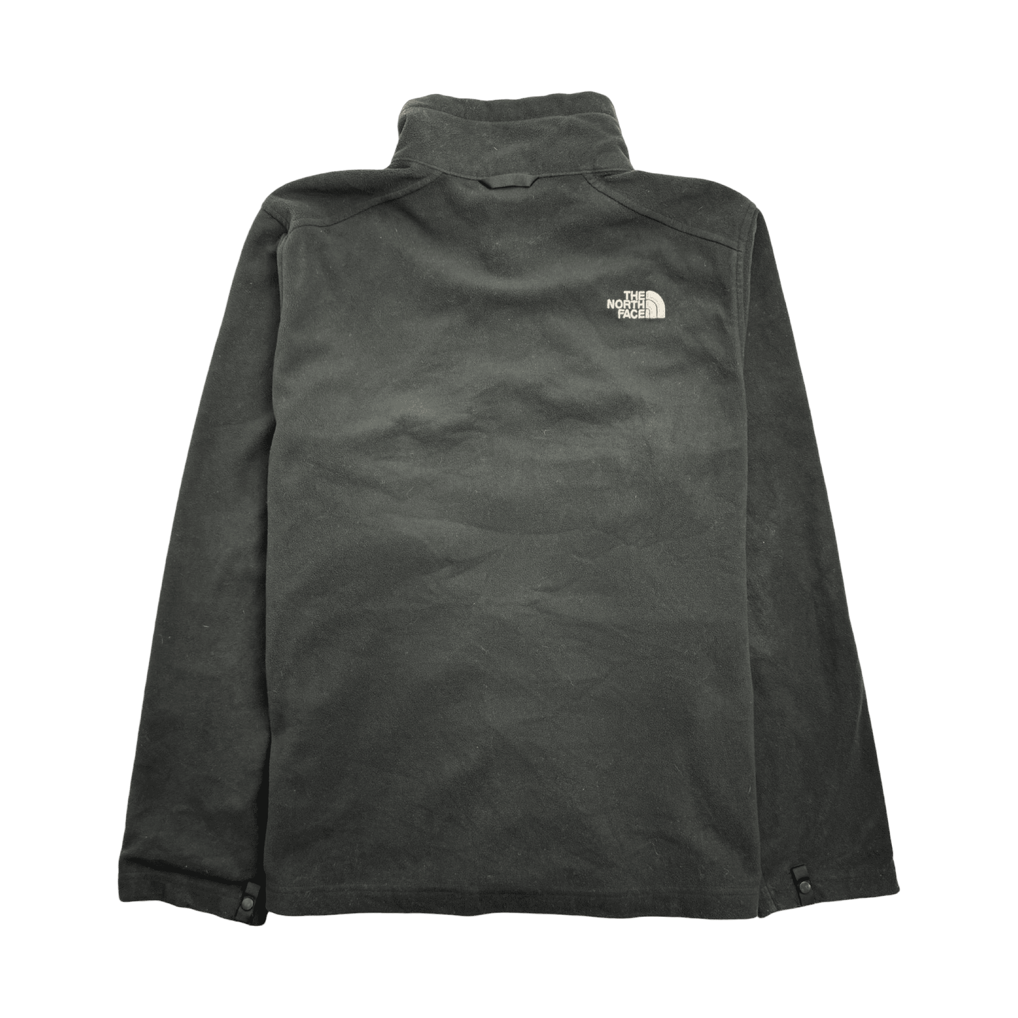 (L) The North Face Full-Zip Fleece Black