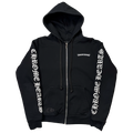 Chrome Hearts Scroll Thermal Zip Up Hoodie