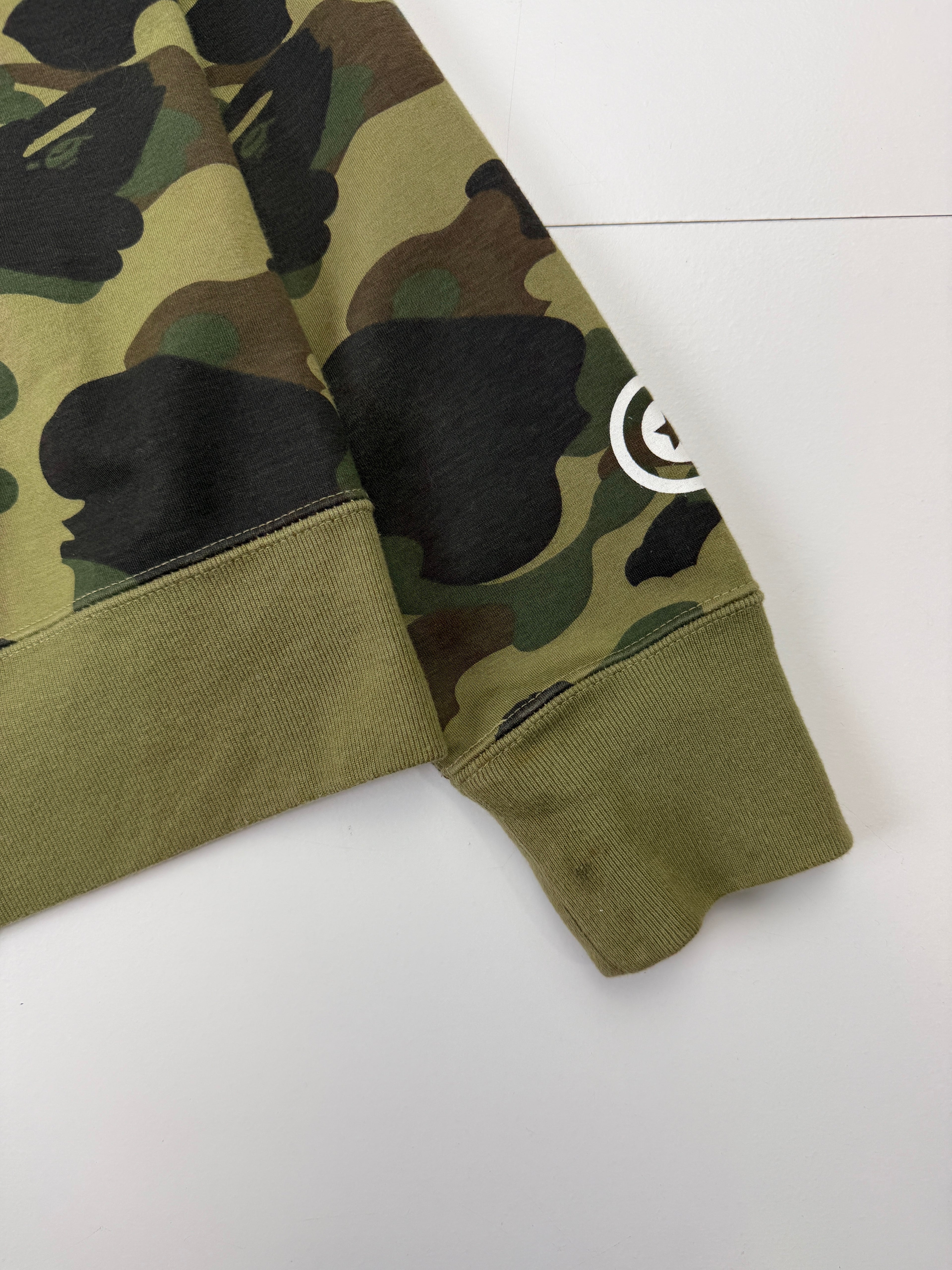 BAPE 1st Camo Shark Windstopper Full Zip Up Hoodie (USED)