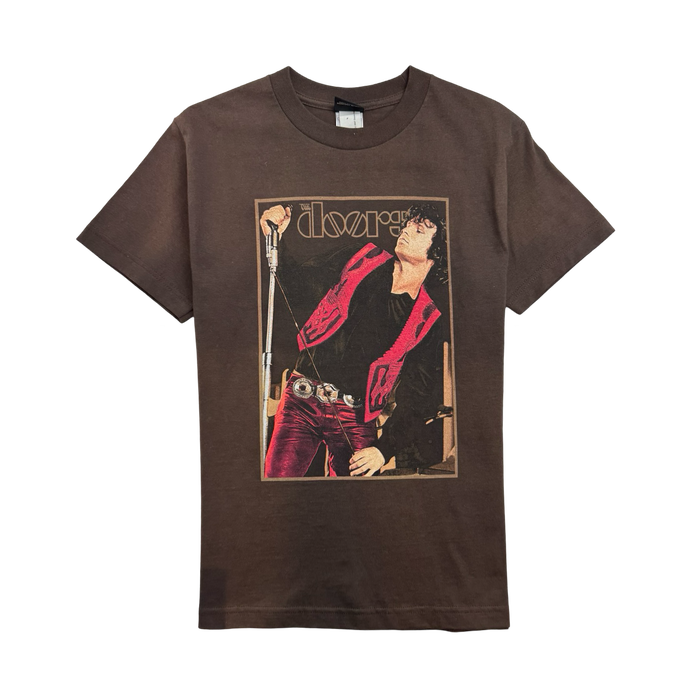 Vintage 2000s The Doors Band Tee Brown | Vitnage Clothing Store Canada