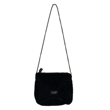Chanel Parfums Novelty Shoulder Pouch Black