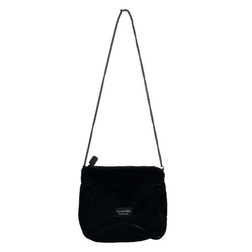 Chanel Parfums Novelty Shoulder Pouch Black | Vintage Clothing Store Canada