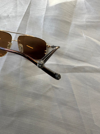 Chrome Hearts Pork Sword Aviator Sunglasses