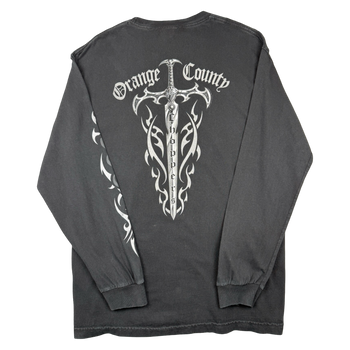 Orange County Choppers Silver Sword L/S Tee Black