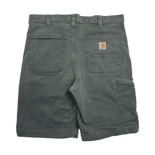 (33) Carhartt Carpenter Shorts Dark Grey | Vintage Clothing Store Canada