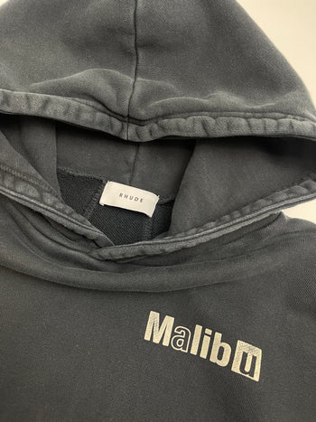 Rhude Malibu Eagle Hoodie Black (USED)