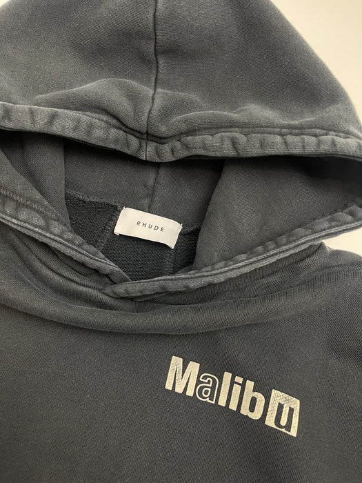 Rhude Malibu Eagle Hoodie Black (USED) | Vitnage Clothing Store Canada