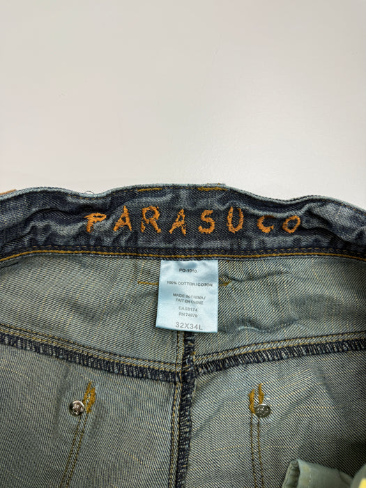 Parasuco Wrinkled Denim Pants | Vitnage Clothing Store Canada