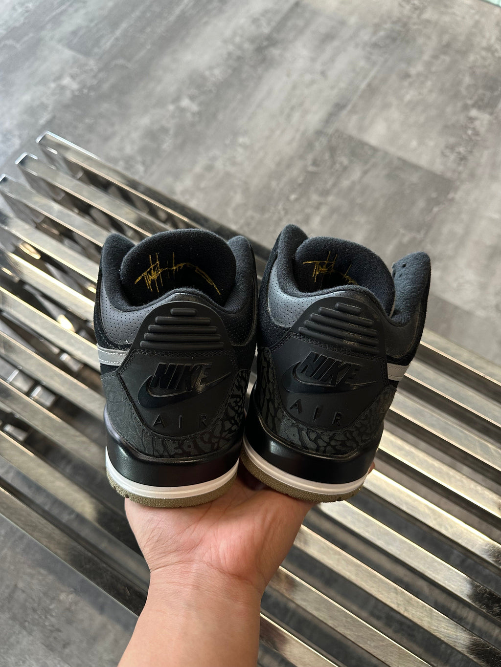 Air Jordan 3 Retro Tinker Black Cement Gold (USED)
