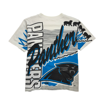 Vintage '93 AOP Carolina Panthers Tee White