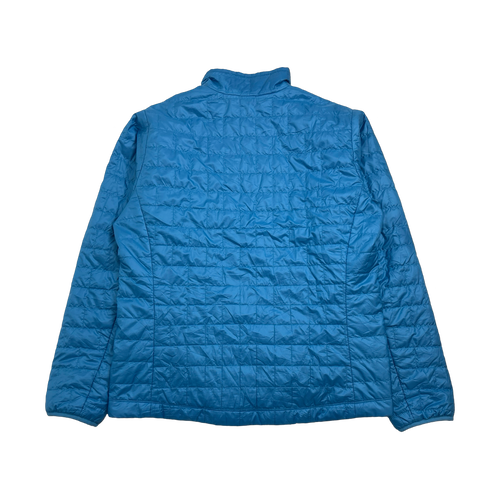 (L) Patagonia Micro Puffer Jacket Light Blue | Vintage Clothing Store Canada